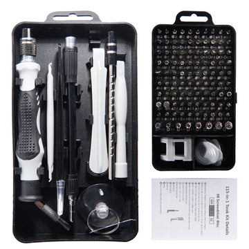 115 in 1 manual screwdriver set